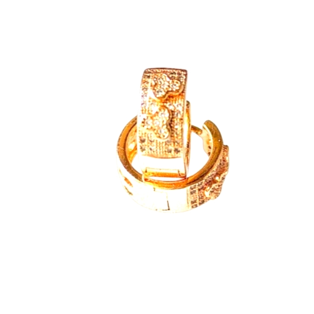 Mickey Mouse Small Gold Hoop Earrings